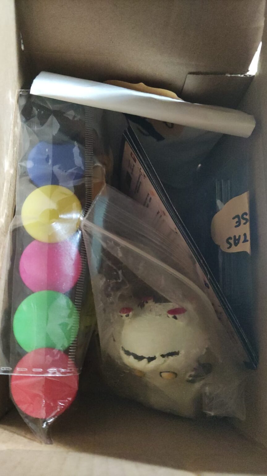 Componentes Caja (relojes, figuras, recordatorios, pulseras ...